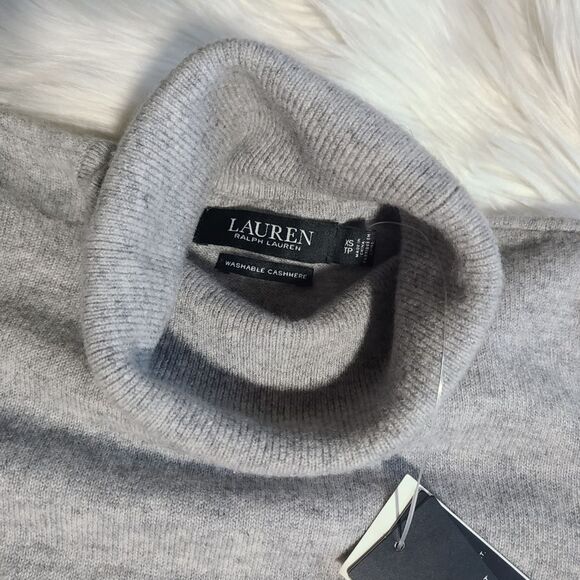NWT|Lauren Ralph Lauren 100% Cashmere Turtleneck Sweater, XS - Picture 10 of 11